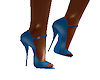 Sara blue heels