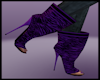 Zebra Purple Boots