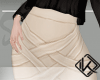 !A beige skirt