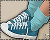 Light Blue Sneakers Sock