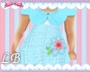 Childs Blue Flower Dress