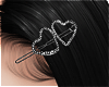 Hearts hairclip