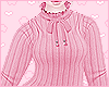 Ruffle Sweater Pink