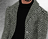 Plaid  Coat Sweater
