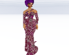 luxury purple gown