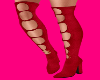 Red Cher Thigh Boots RL