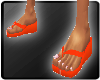 {WM} Orange Flip Flops