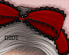 !!D Hair Bow Red