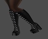 RUFFLE BOOTS BLK GAIA