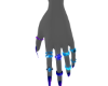 Dark blue nail+rings