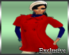 Red woolie coat