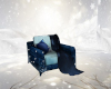 Blue Christmas Chair