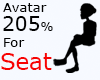 Avatar 205% Seat