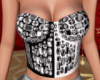 two tone bustier