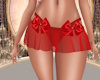 hw bows skirt red