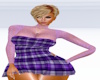 Mauve Tartan,Lilac top