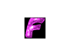 LETTER SLIPPERY PINK F