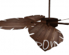 Wood Leaf Ceiling Fan