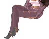 duskypink leather pants