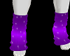 Purple Leg Warmer Paws M
