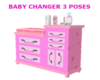 BABY CHANGER PINK 3 POSE
