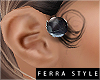~F~Karma Earrings Black