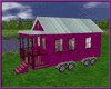 Purple House on Wheels