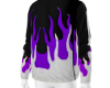 flame sweater purple