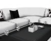 black and white sofa