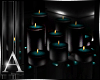 |A|Teal Night - Candle 