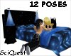 Celestial 12 pose Bed