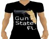 Vneck Black GunState FL.