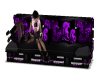 black purple pallet sofa