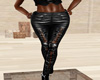Cocio Black Leather Pant