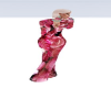 pink rose trousersuit