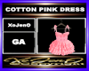 COTTON PINK DRESS