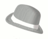Gray Derby Hat