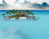 isola tropicale de coco