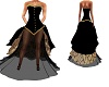 Black Gold Web Gown
