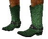 Green cowgirl boots