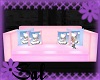 Kawaii Pink Scaled Sofa
