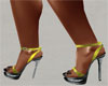 Yellow Sparkle Heels