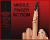 Middle Finger Action