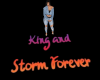 King and Storm sign