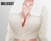 Beige Fur Crop beig