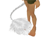 White Furry Dragon Tail