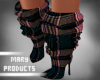 Season Plaid Pink Boots