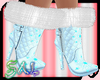 Pastel Christmas Boots