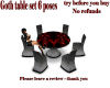 Goth table set 6 poses
