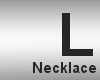 L- Lisa necklace black